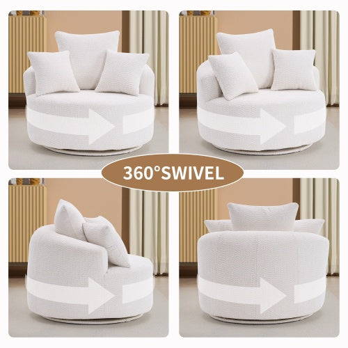 Full Sponge Compression Swivel Chair
