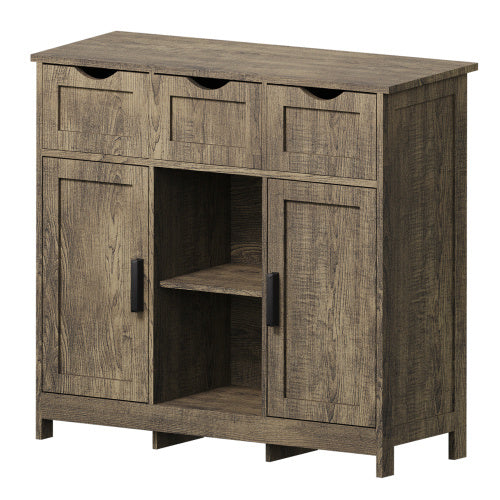 Accent Cabinet for Living Room - Gray StorageBh