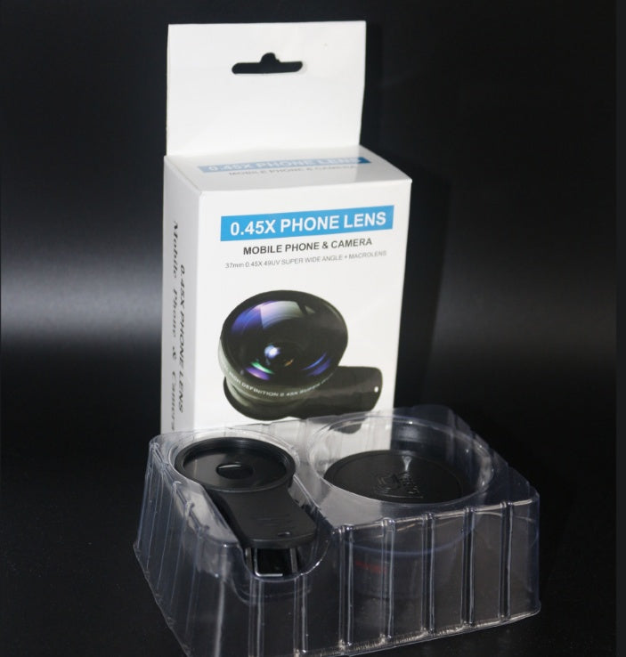 Phone Lens kit 0.45x Super Wide Angle & 12.5x Super Macro Lens