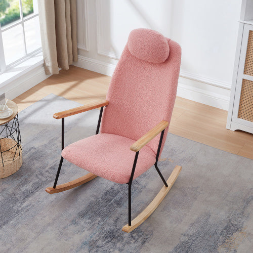 Modern Upholstered Rocking Chairs - Comfort Set