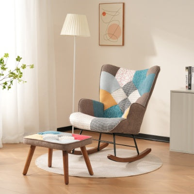 Front And Rear Rocking Chairs With Splicing