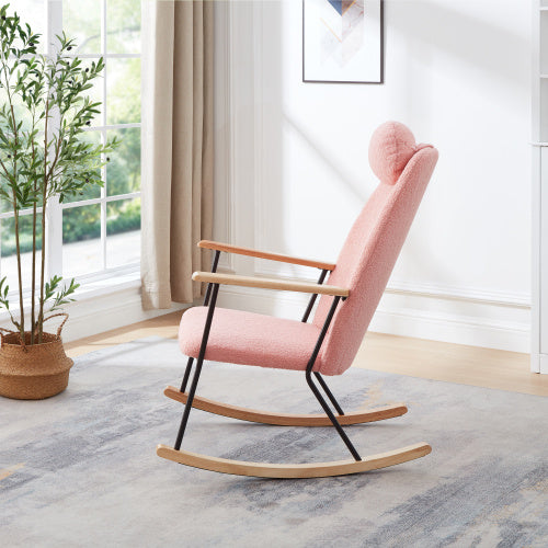 Modern Upholstered Rocking Chairs - Comfort Set