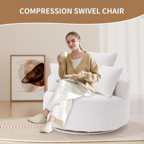 Full Sponge Compression Swivel Chair