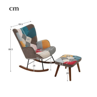 Front And Rear Rocking Chairs With Splicing